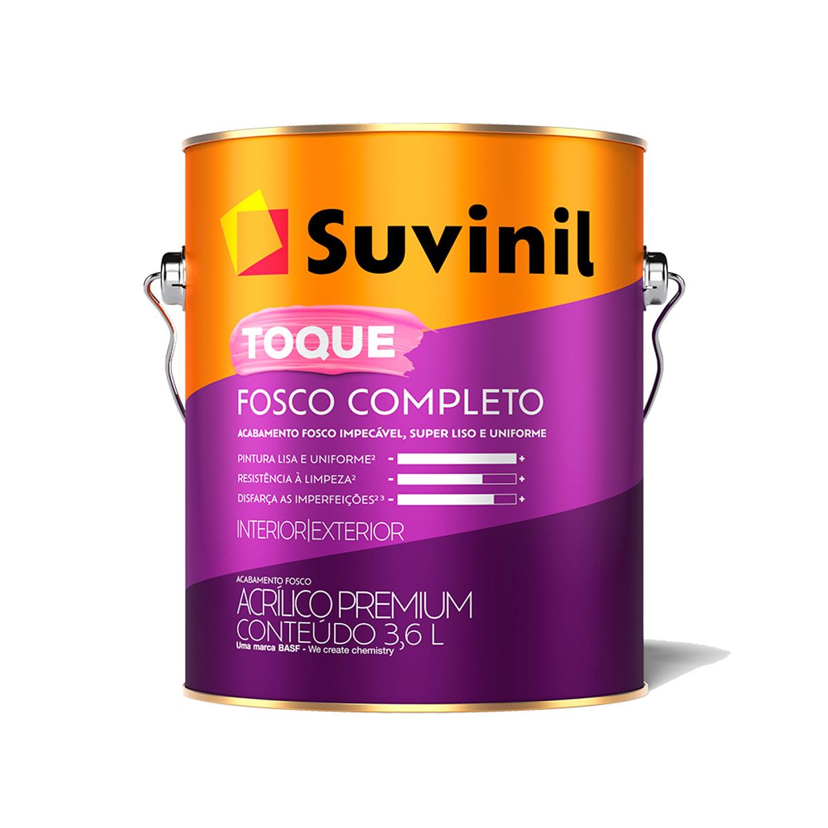 SUVINIL - SUVINIL LÁTEX TOQUE MATE COMPLETO BLANCO X 3.6 L