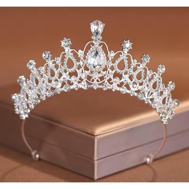 GENERICO - Tiara Corona Plateado