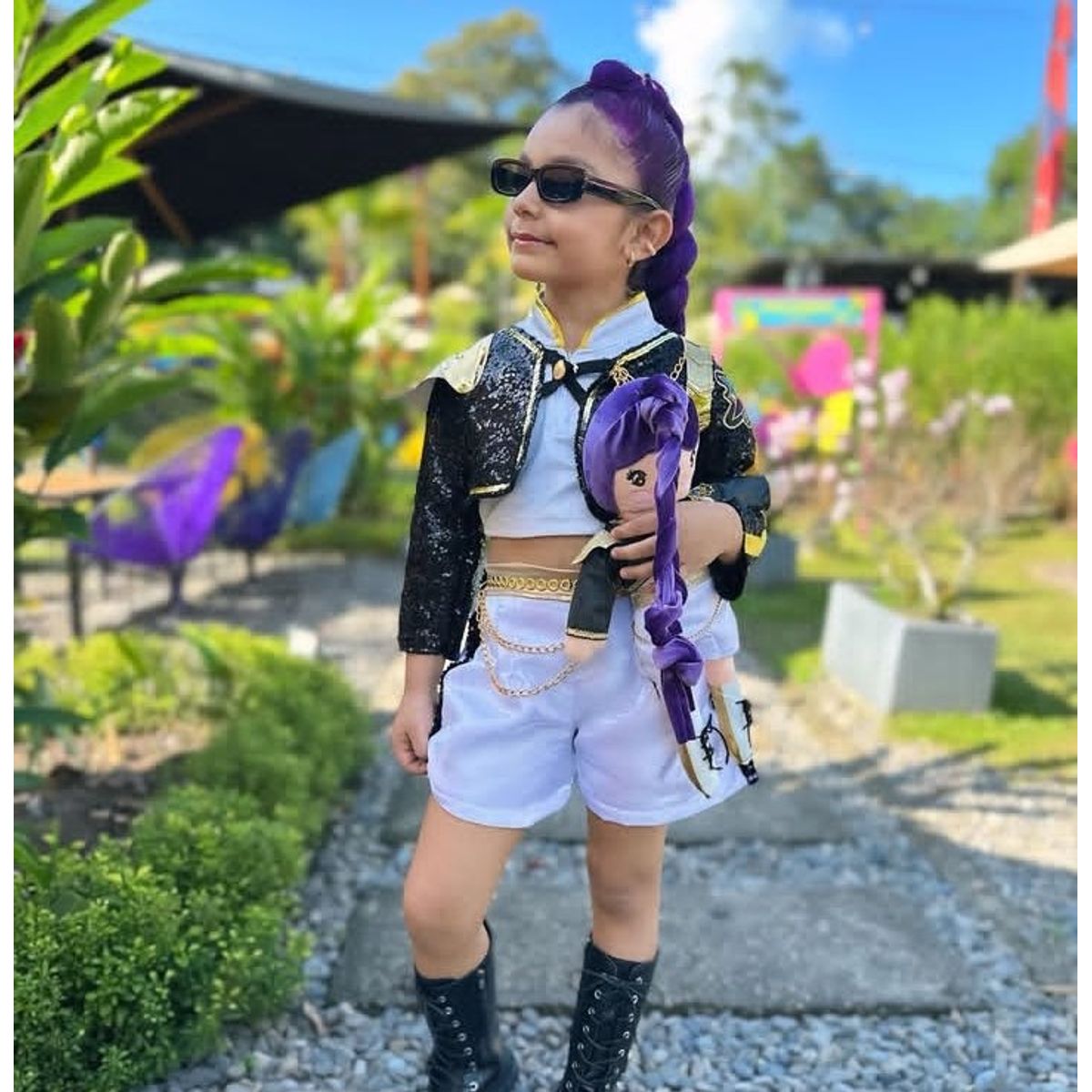 GENERICO - DISFRAZ K-POP RUMI PARA NIÑAS