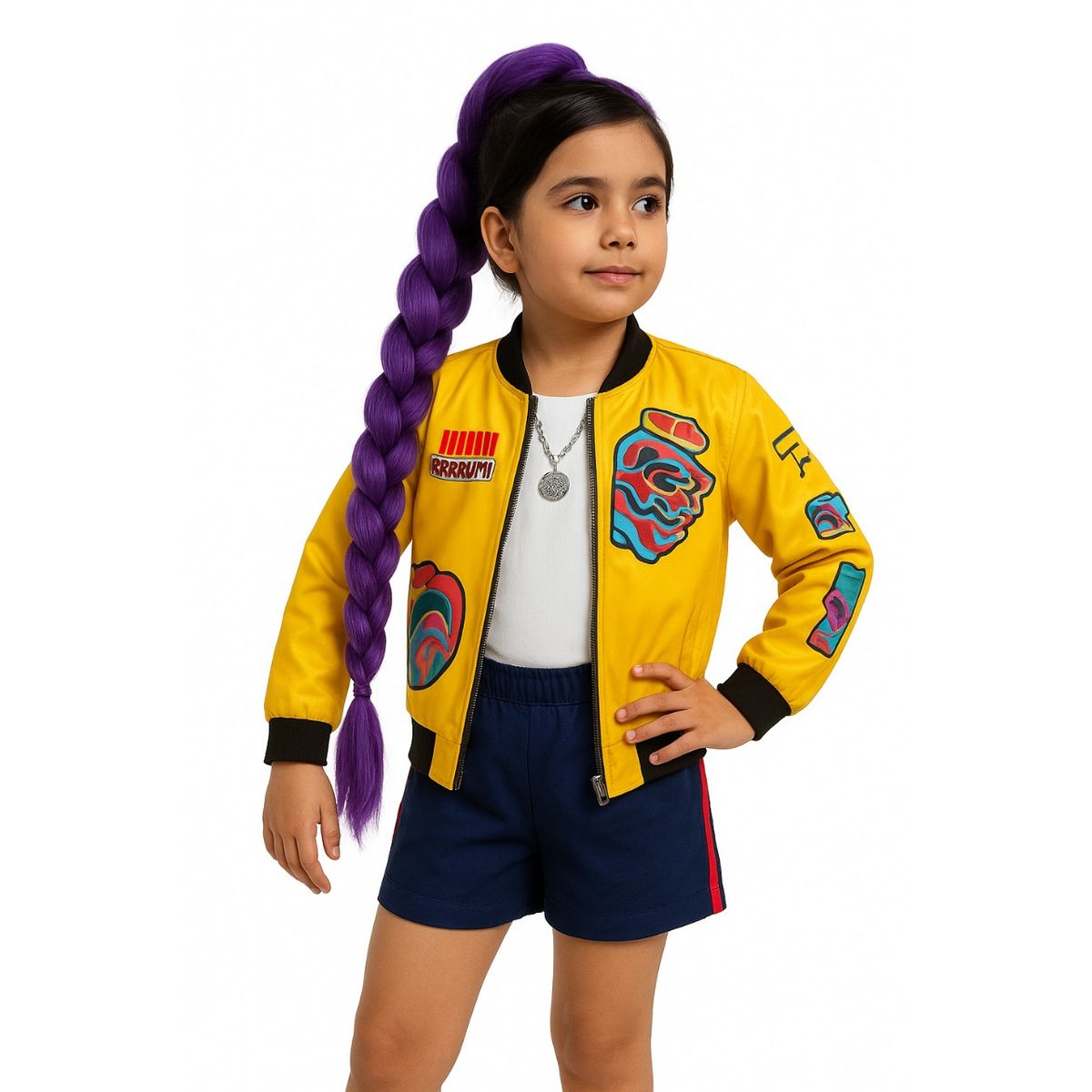 GENERICO - DISFRAZ K-POP DEMON HUNTER RUMI PARA NIÑAS