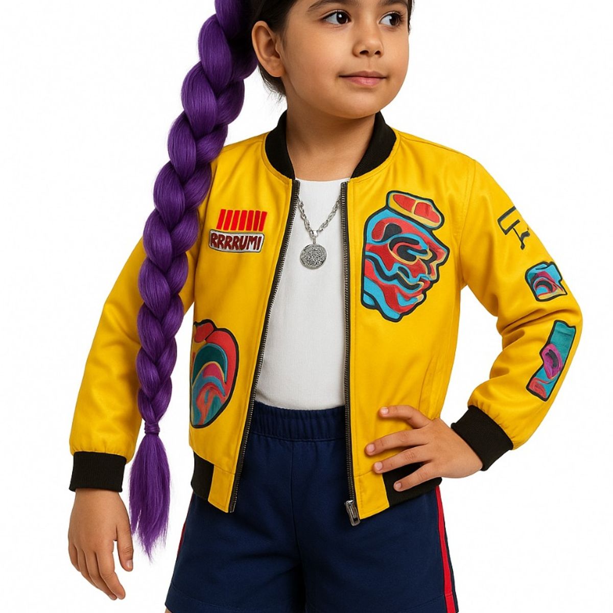 GENERICO - DISFRAZ K-POP DEMON HUNTER RUMI PARA NIÑAS