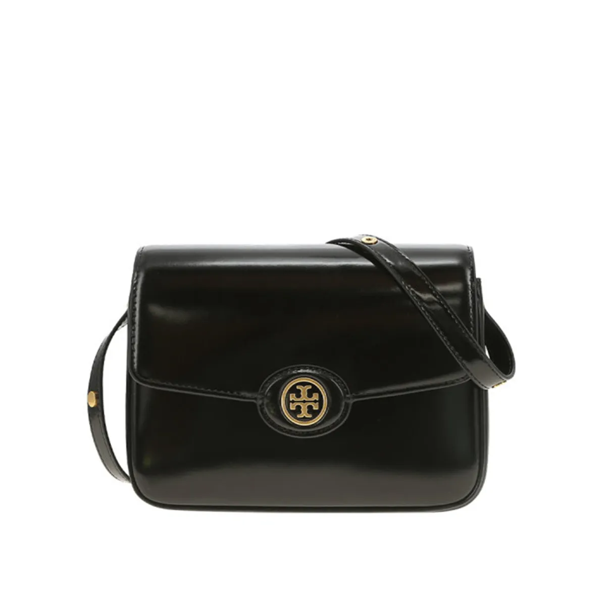 TORY BURCH - Tory Burch Boutique ROBINSON Cuero Patentado Bolso Conv Hombro 143122
