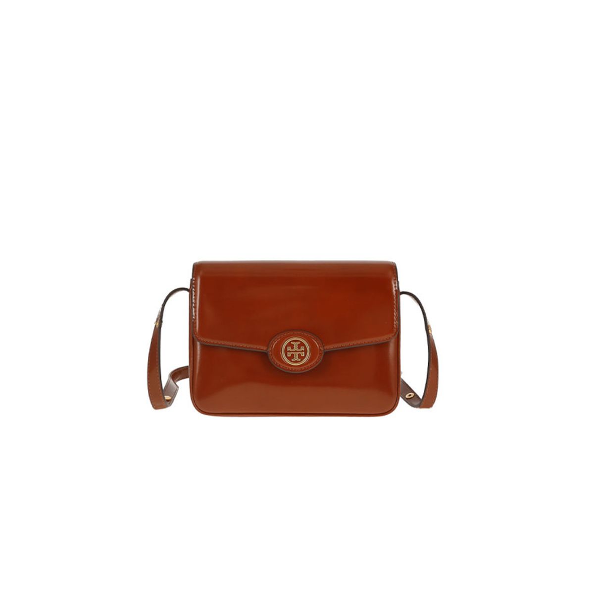 TORY BURCH - Tory Burch Boutique ROBINSON Cuero Patentado Bolso Conv Hombro 143122