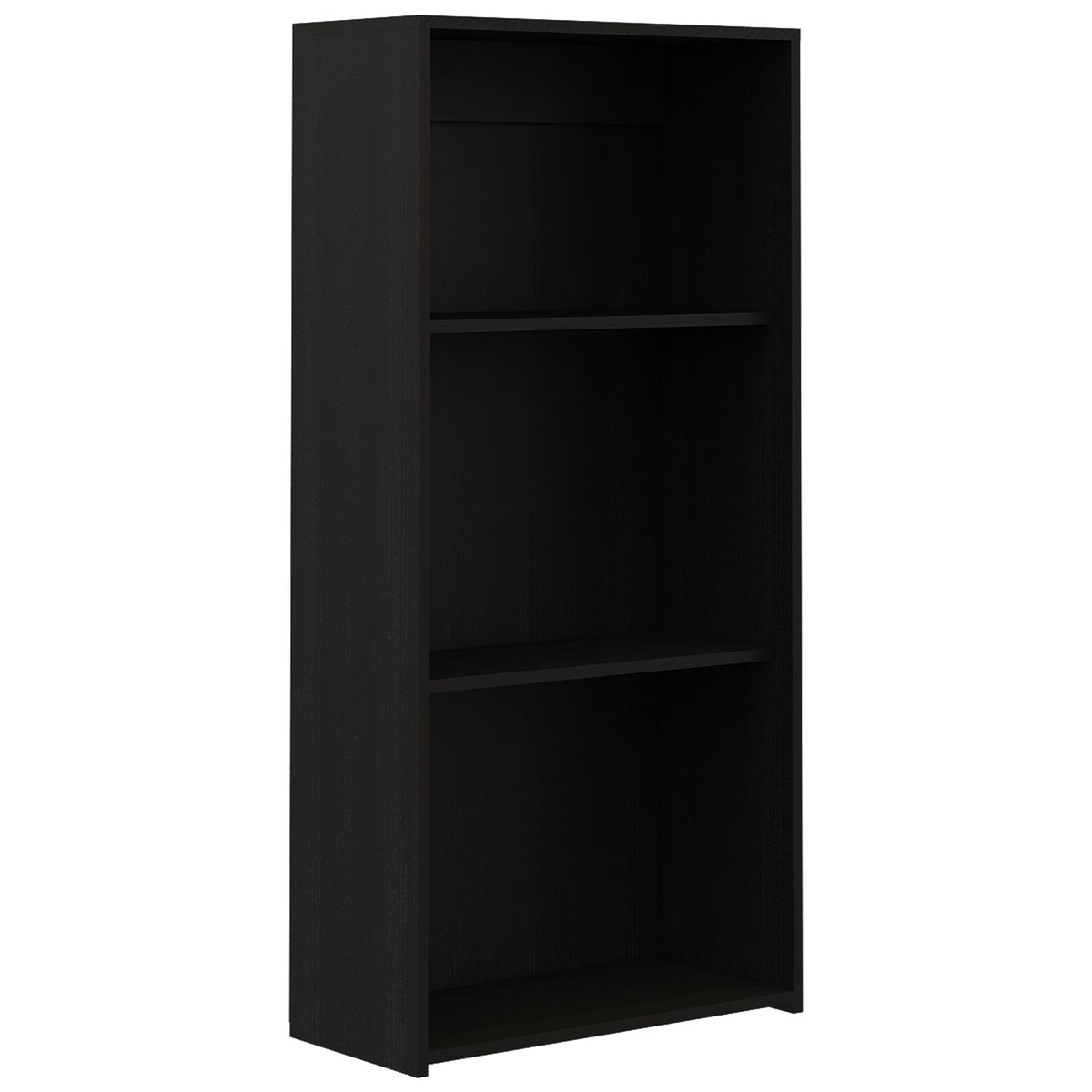 FMFURNITURE - Biblioteca Baja 3 Niveles Fm-080N 122x58x27 Cm - Negro