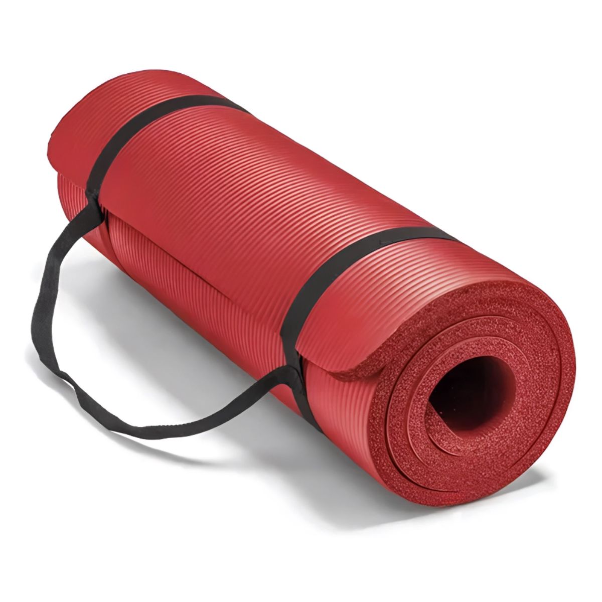 GENERICO - Mat de Yoga Fitness 10 mm Rojo