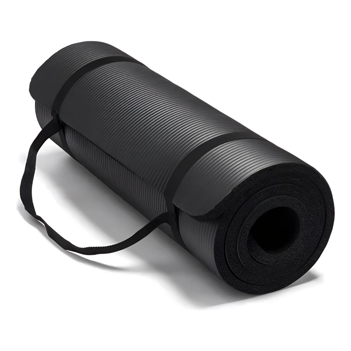GENERICO - Mat de Yoga Fitness 10 mm Negro
