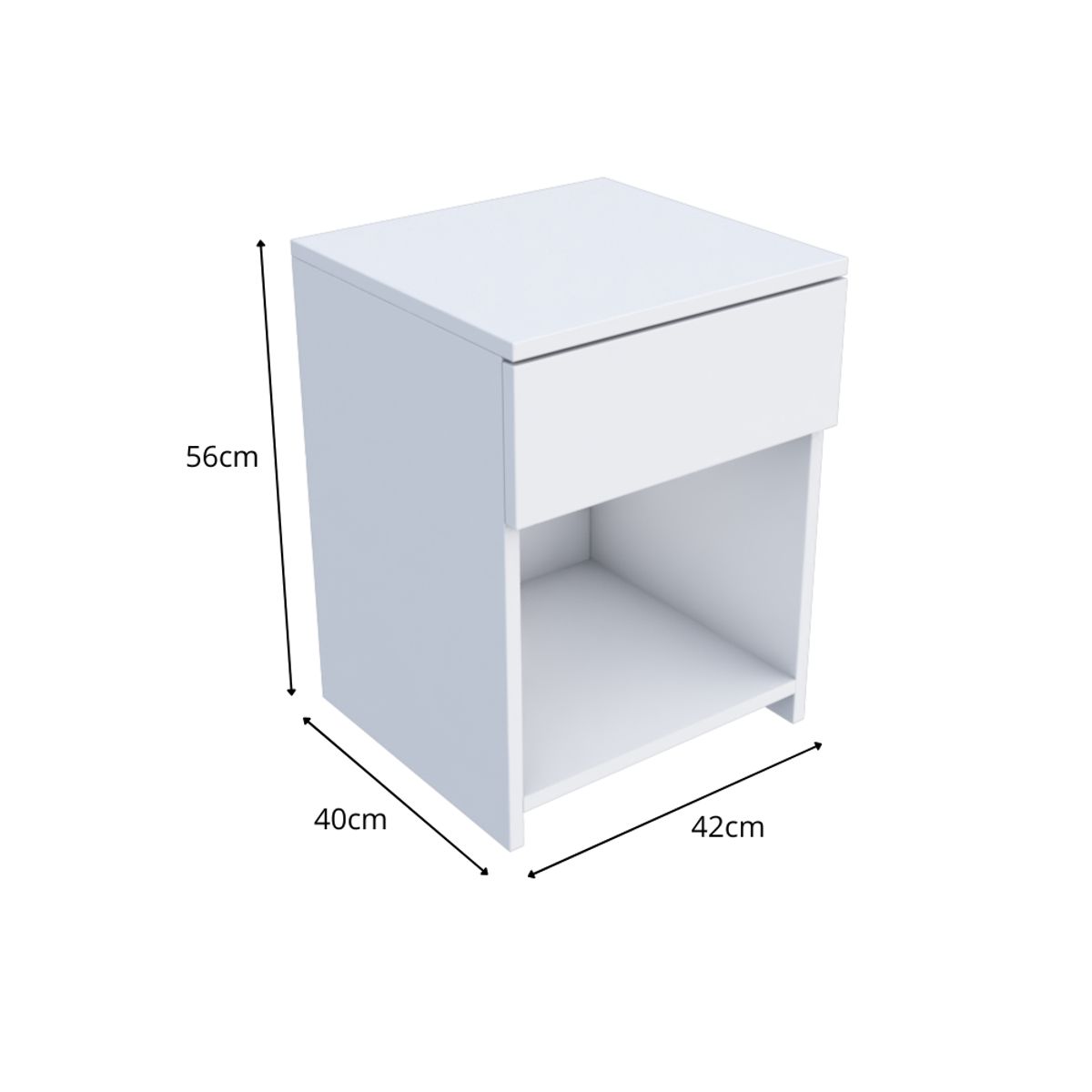 MUEBLES MACRUMO - Velador con cajón Aren Vienes