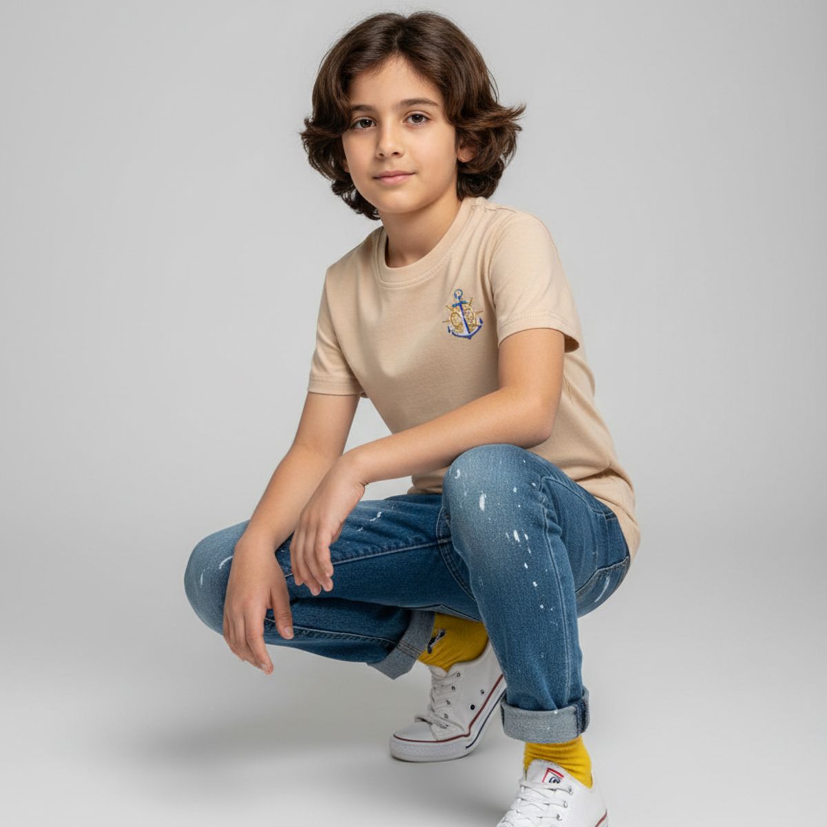 FUNZEE - Polo de Algodón para Niño FUNZEE Navegante Jersey 200gr