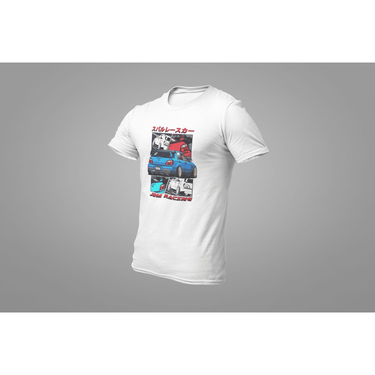 GENERICO - Polo Hombre Subaru Camiseta de Autos de Carreras Rally WRX Algodon