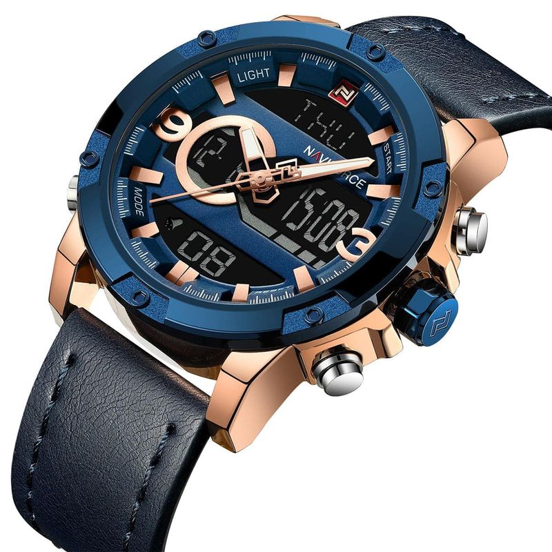 NAVIFORCE - RELOJ NAVIFORCE 9097 CUERO AZUL