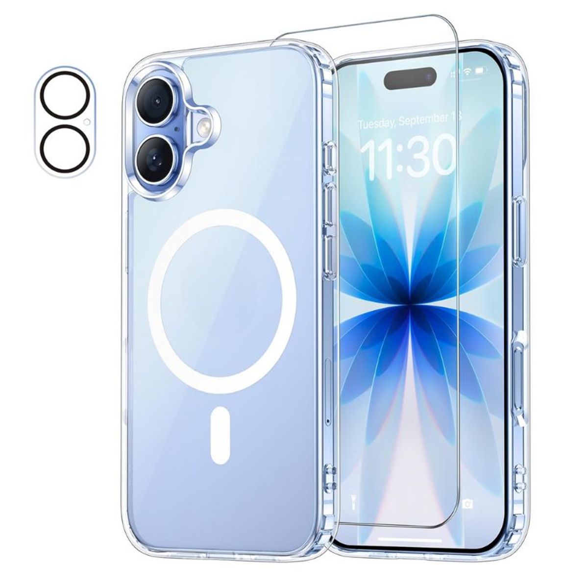 GENERICO - Funda Case Protector Para iPhone 17 + Mica Vidrio Y Camara