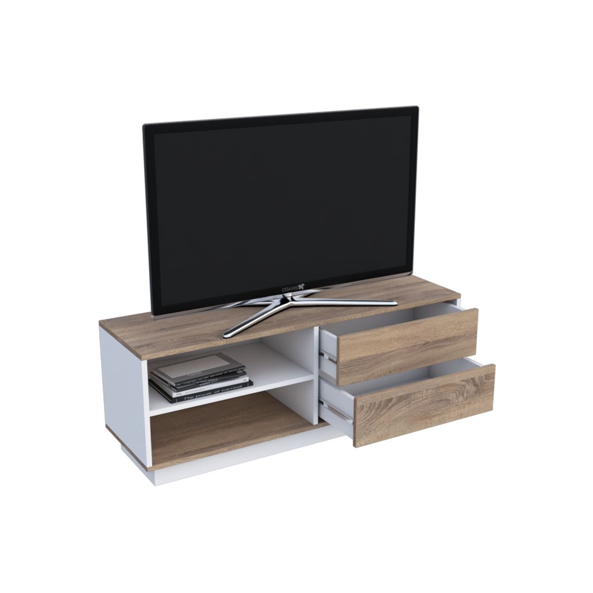 MUEBLES MACRUMO - Centro de TV práctico Veyra Vienes