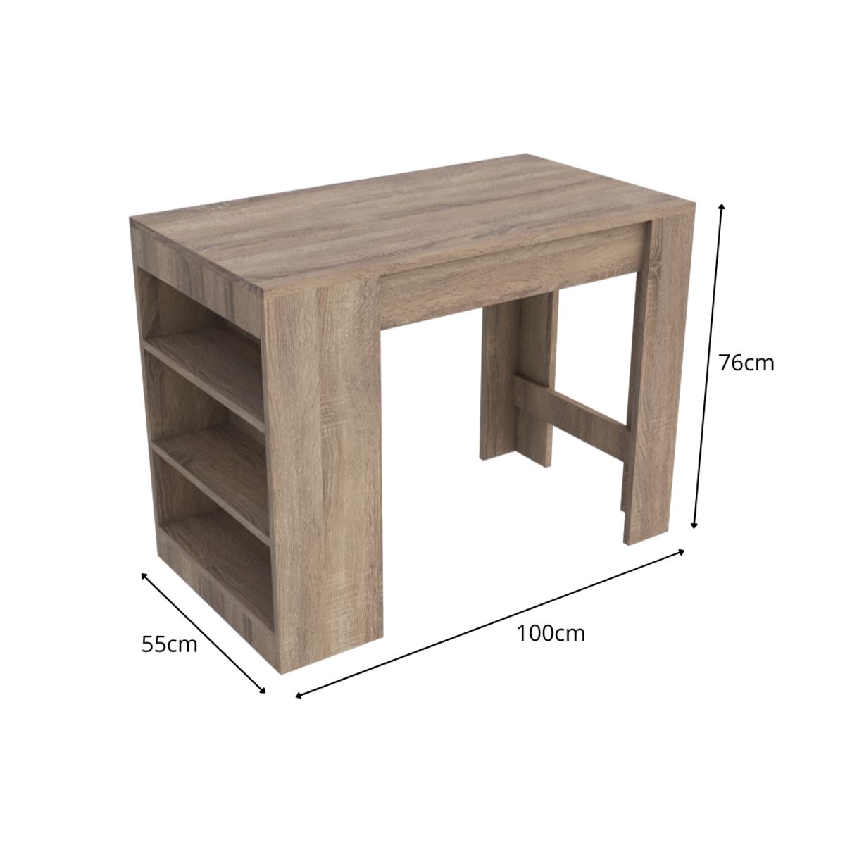 MUEBLES MACRUMO - Mesa auxiliar moderna Tavir Tribeca