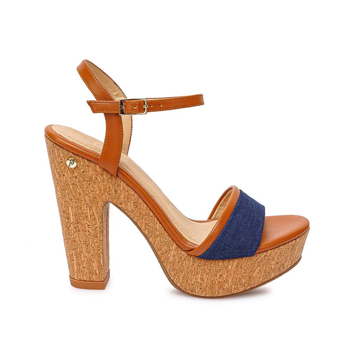 Piazza - Sandalia Dorsay Casual DEXA-2612 AzulNatural Piazza