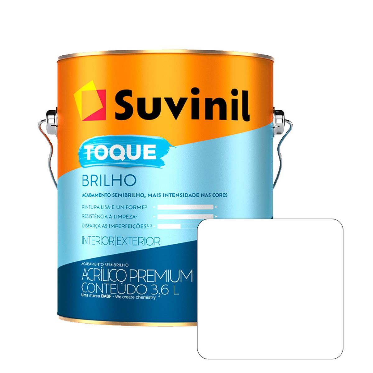 SUVINIL - SUVINIL LÁTEX TOQUE BRILLO BLANCO X 3.6 L