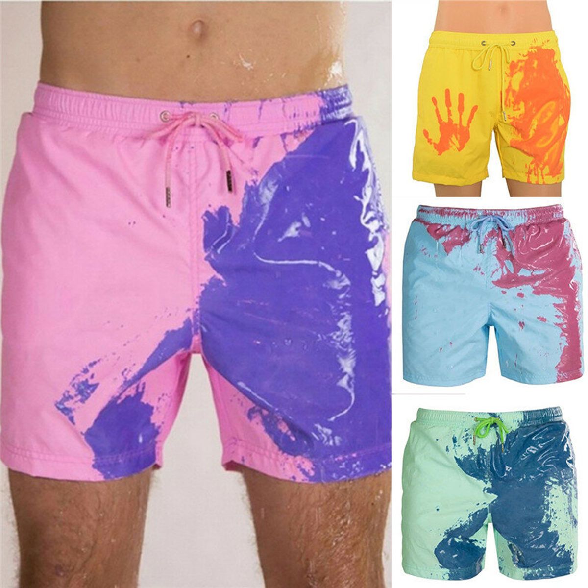 OEM - Shorts que Cambian de Color Secado Rápido Sensibles a la Temperatura