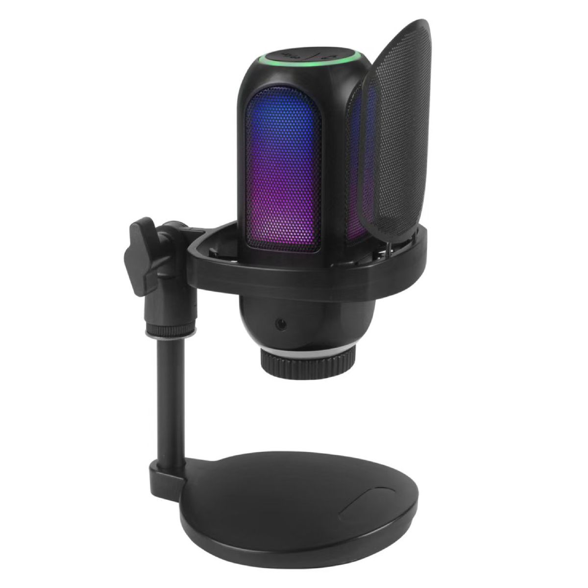 SEISA - MICRÓFONO CONDENSADOR CON ILUMINACIÓN RGB PARA PC SEISA