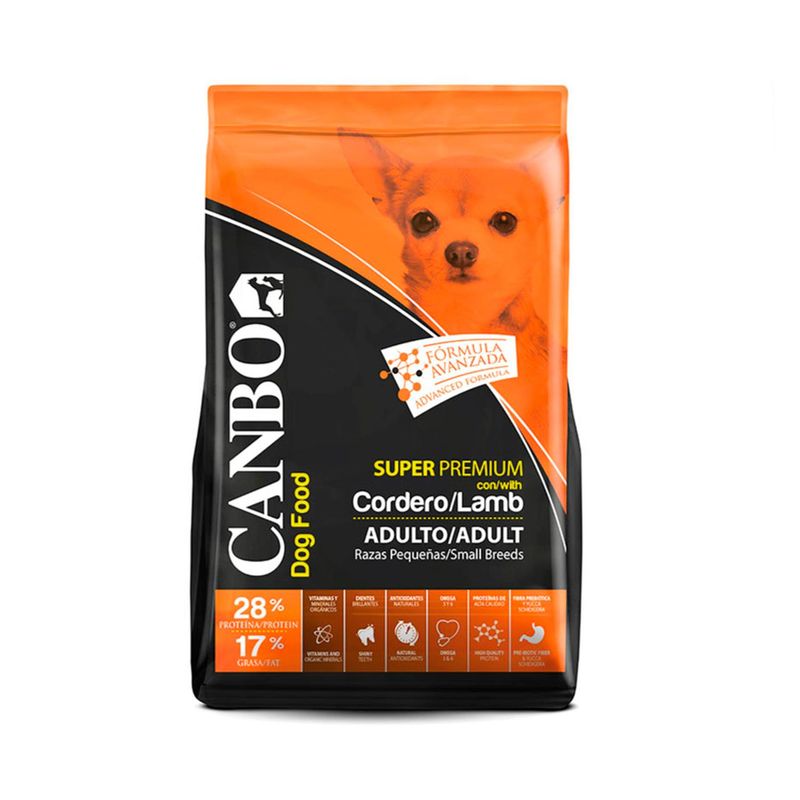 CANBO - Comida Perro Adulto Raza Pequeña Premium Cordero Canbo 3kg