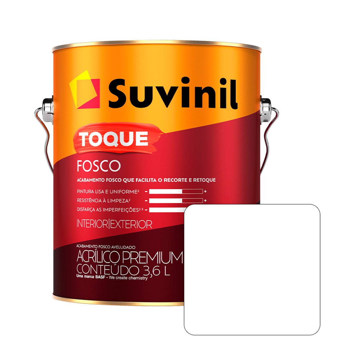 SUVINIL - SUVINIL LÁTEX TOQUE MATE BLANCO X 3.6 L