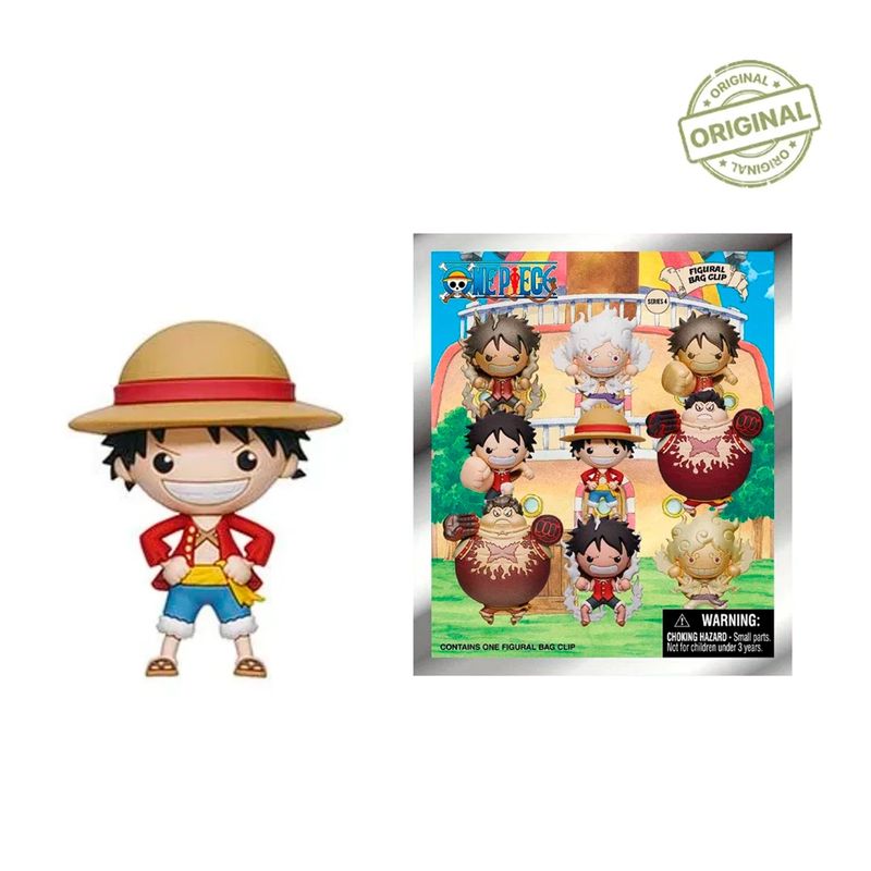 ONE PIECE - Llavero One Piece Gears 3D Bag Clip - Series 2