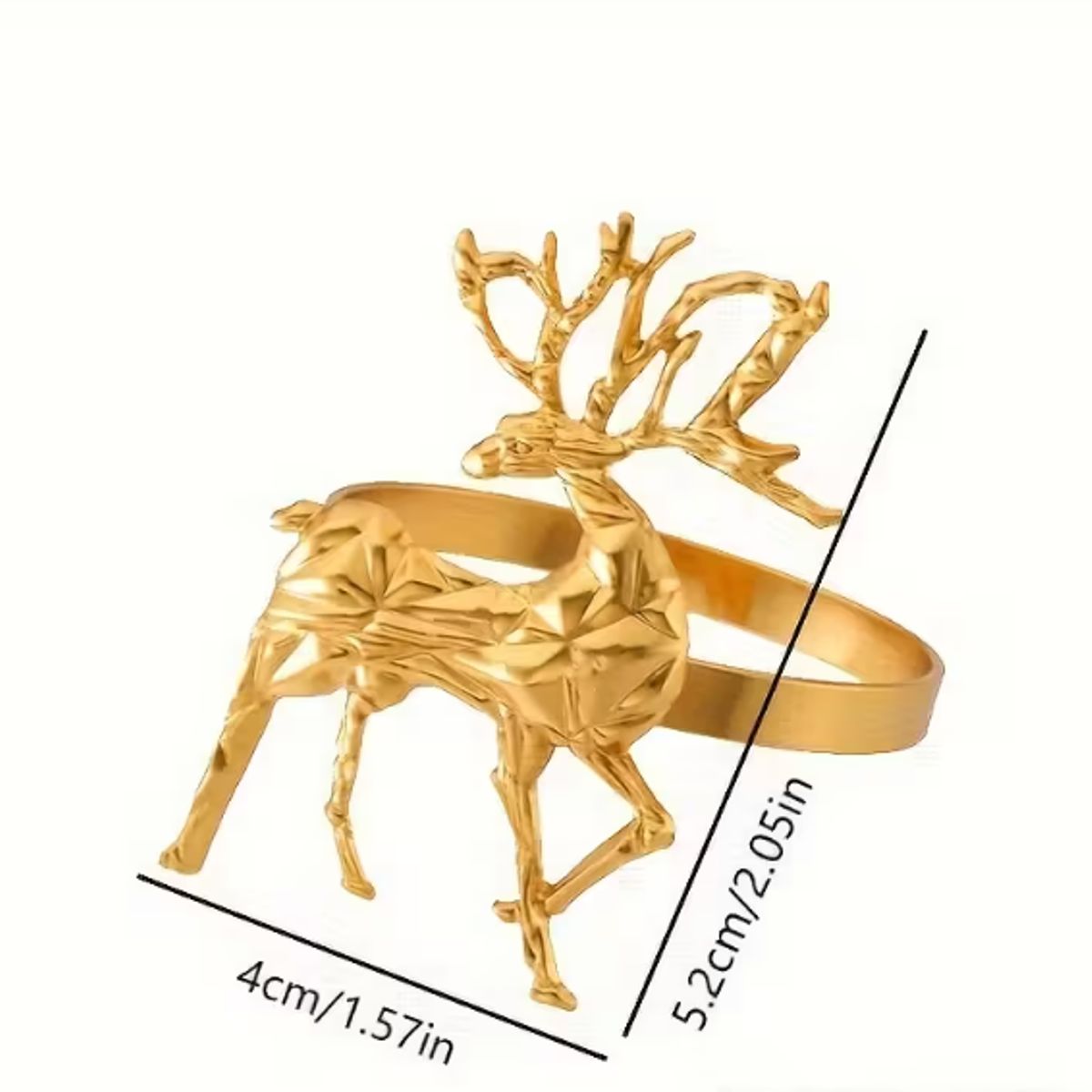 GENERICO - servilletas de renos navideños acabado pulido decoración de mesa