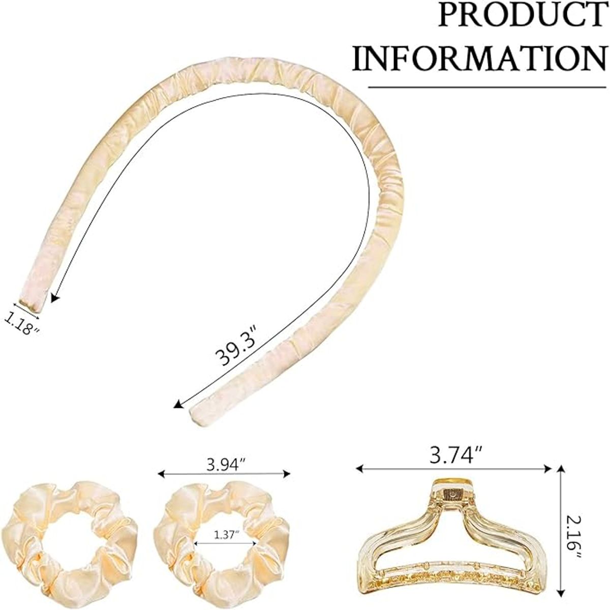 GENERICO - RIZADOR DE PELO EN SEDA  DORADO