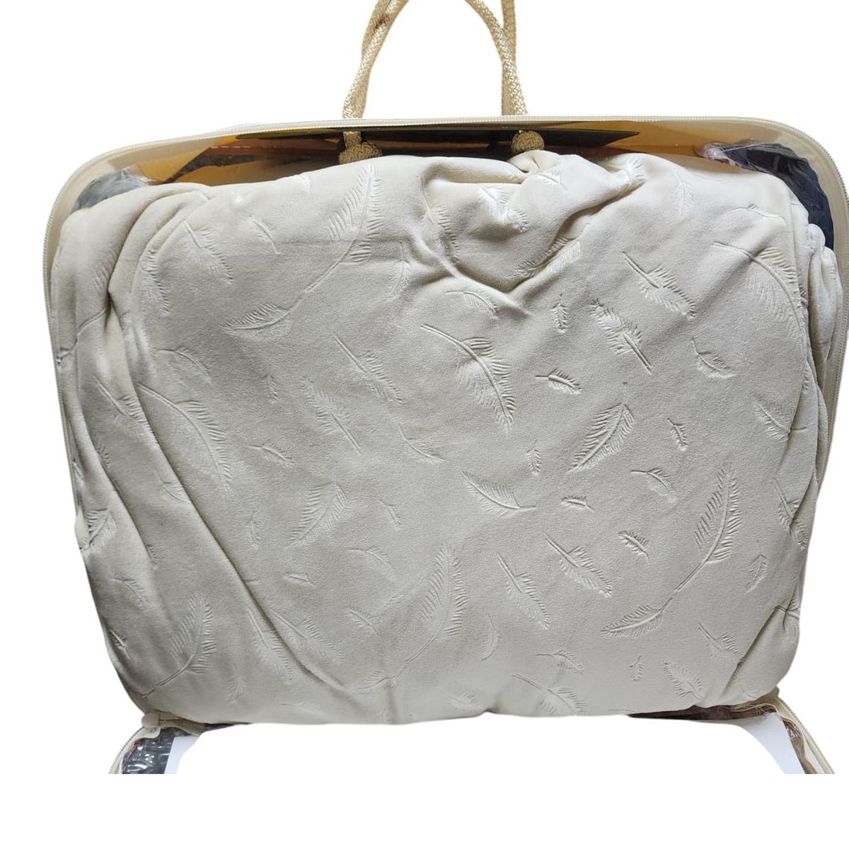 GENERICO - Funda con relieve diseño de hojas super suave -  P8 beige