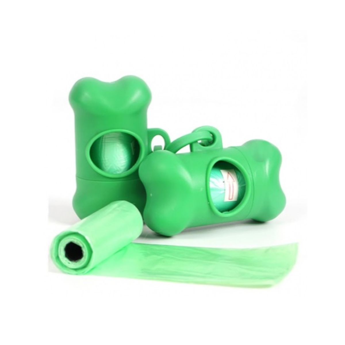 GENERICO - BOLSA PARA RESIDUOS DE MASCOTAS + DISPENSADOR VERDE