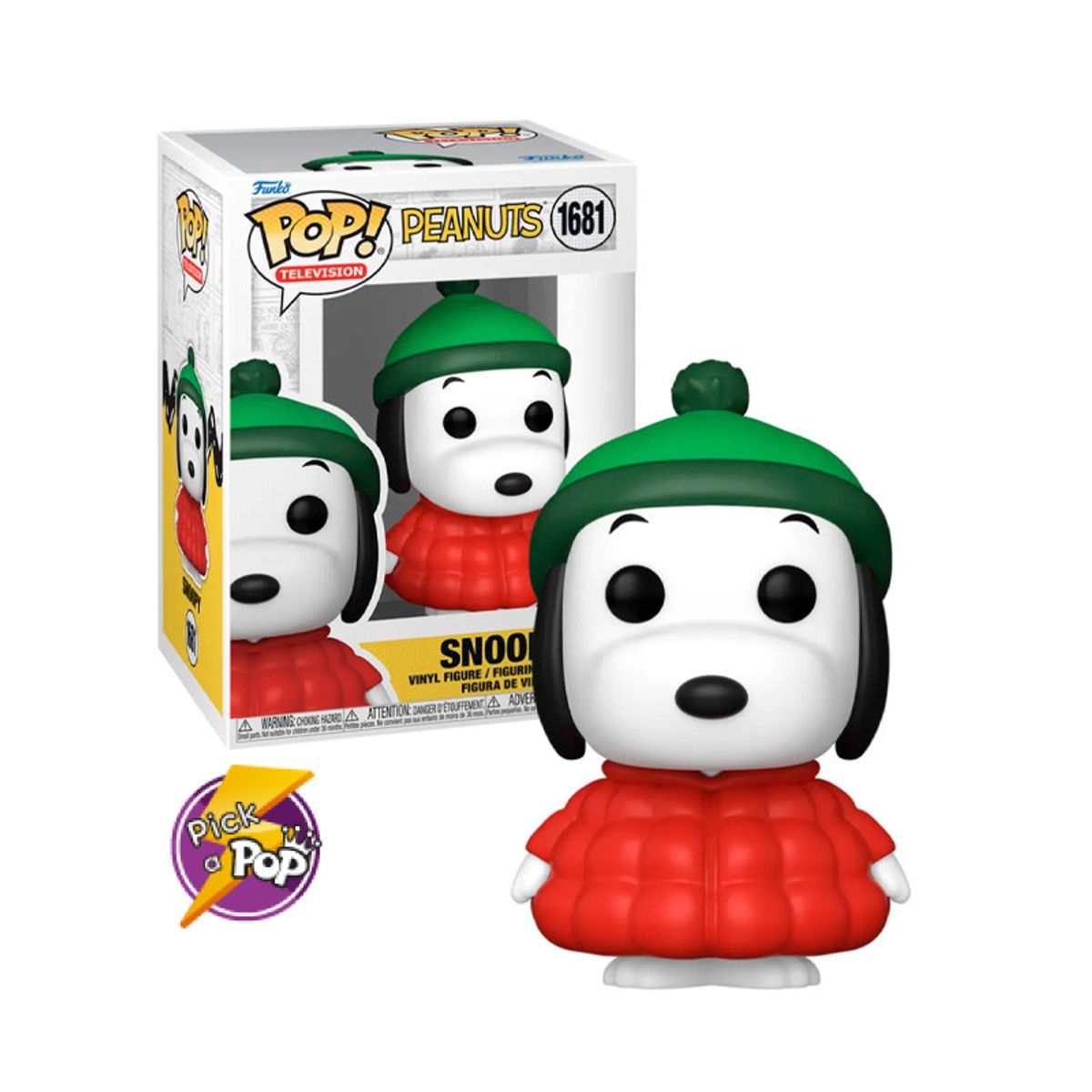 FUNKO - PEANUTS SNOOPY WITH COAT FUNKO POP 1681