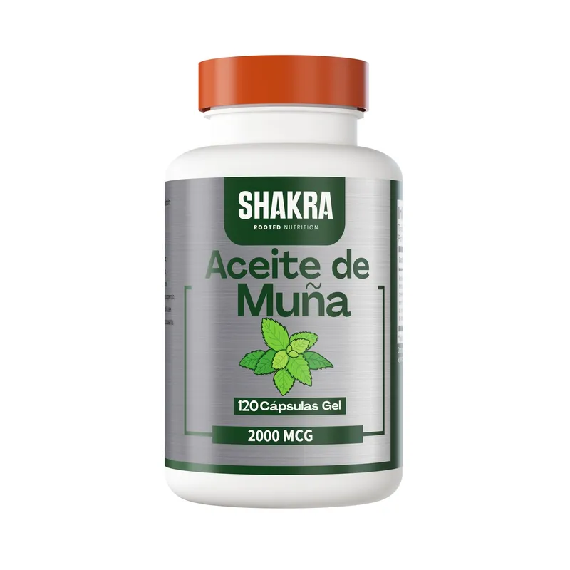 GENERICO - Shakra Aceite de Muña 120 Capsulas Gel Gastritis