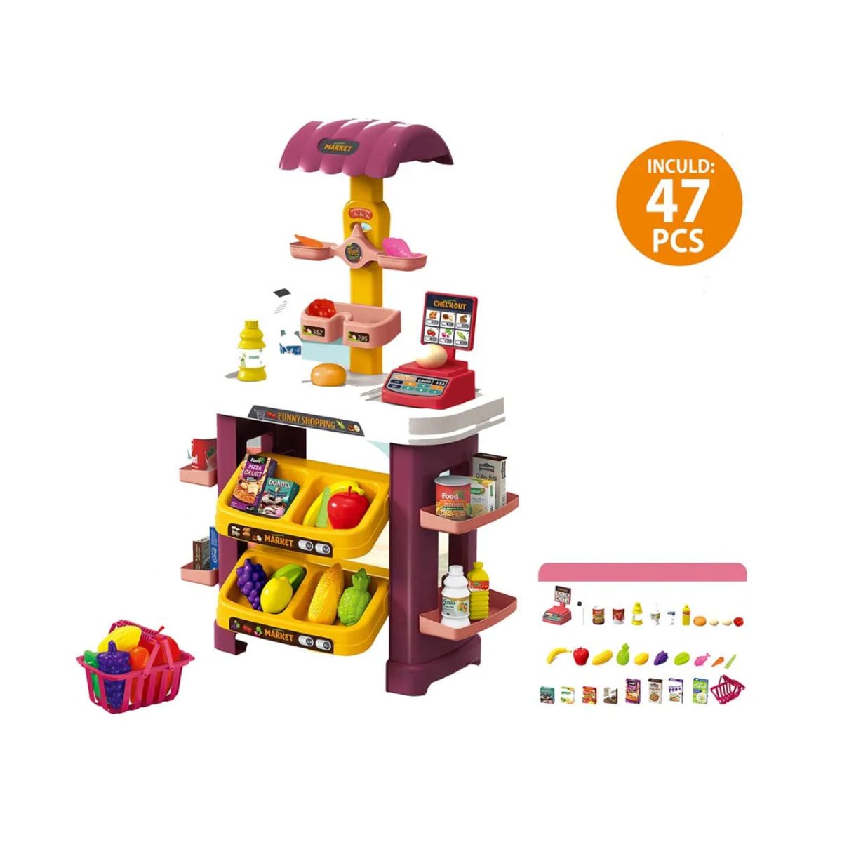 GENERICO - Supermercado de Juguete con Accesorios
