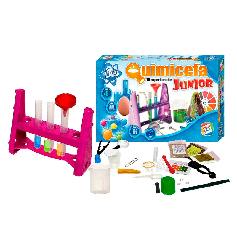 CEFA TOYS - KIT DE CIENCIAS Y EXPERIMENTOS QUIMICEFA JR
