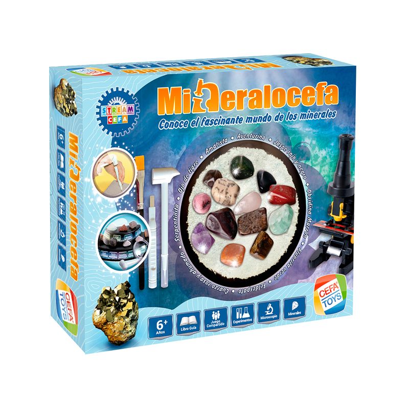 CEFA TOYS - KIT DE CIENCIAS Y EXPLORACION MINERALOCEFA