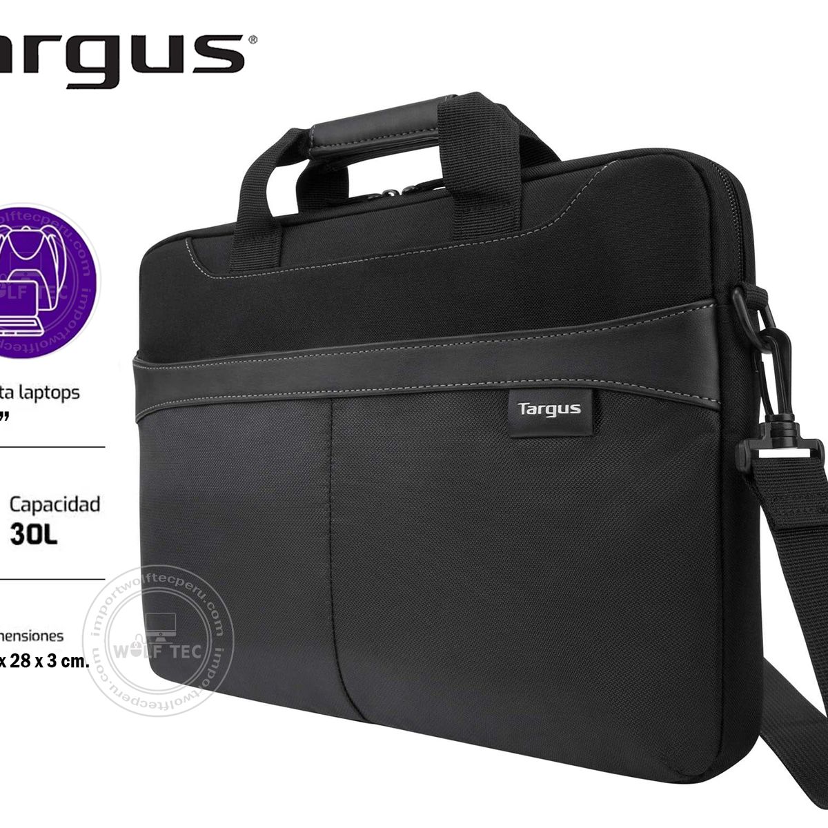 TARGUS - MALETIN TARGUS BUSINESS CASUAL SLIPCASE 15.6 BLACK