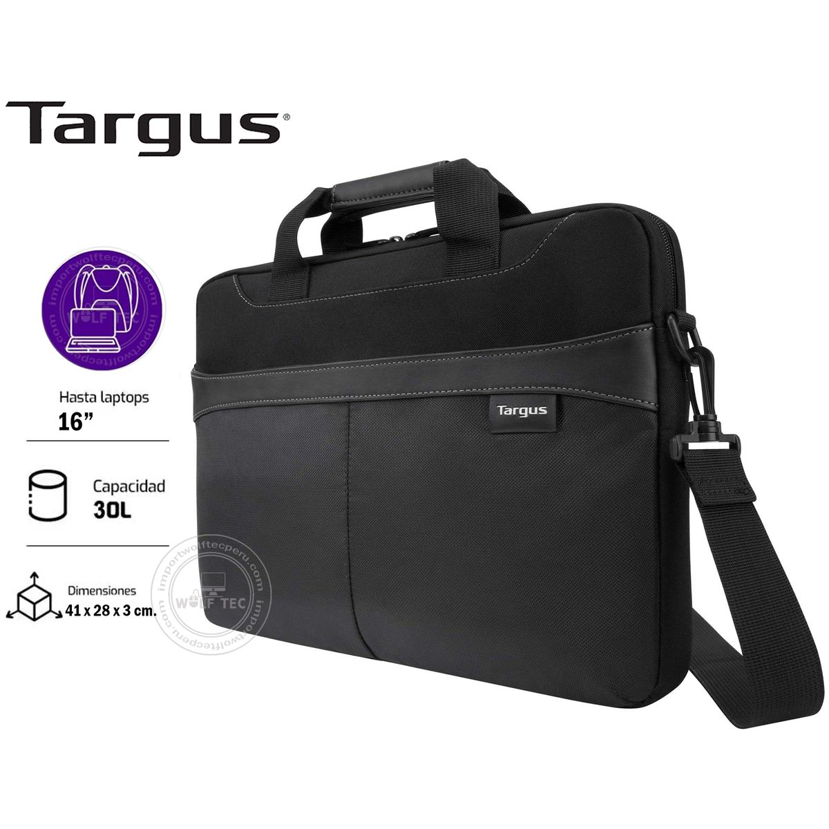 TARGUS - MALETIN TARGUS BUSINESS CASUAL SLIPCASE 15.6 BLACK