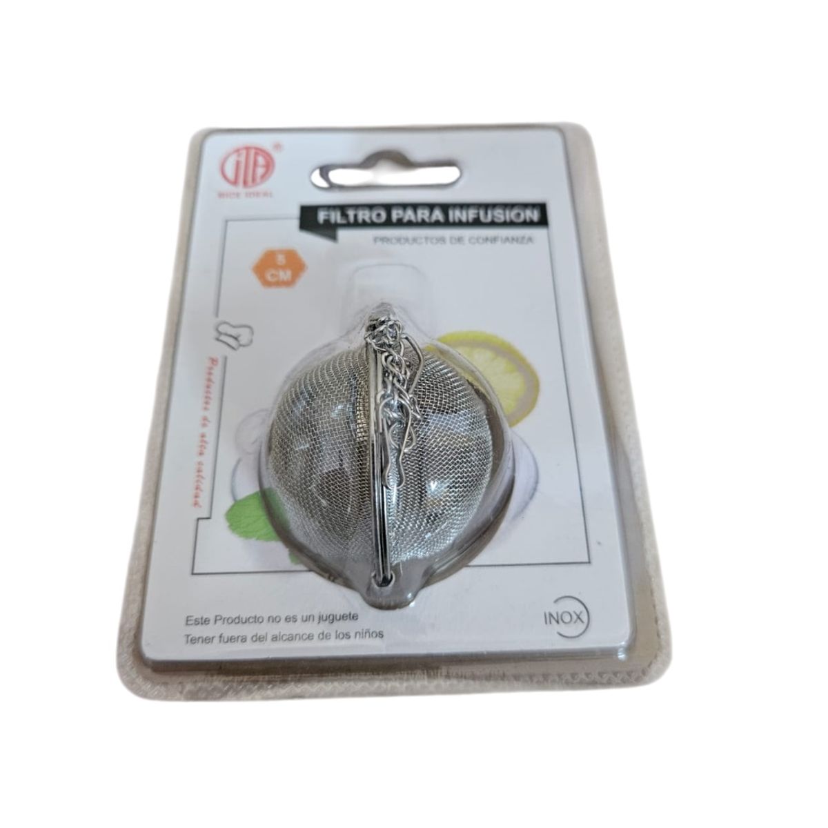 GENERICO - FILTRO INFUSOR FILTRANTE DE TÉ INFUSIONES 5 CM
