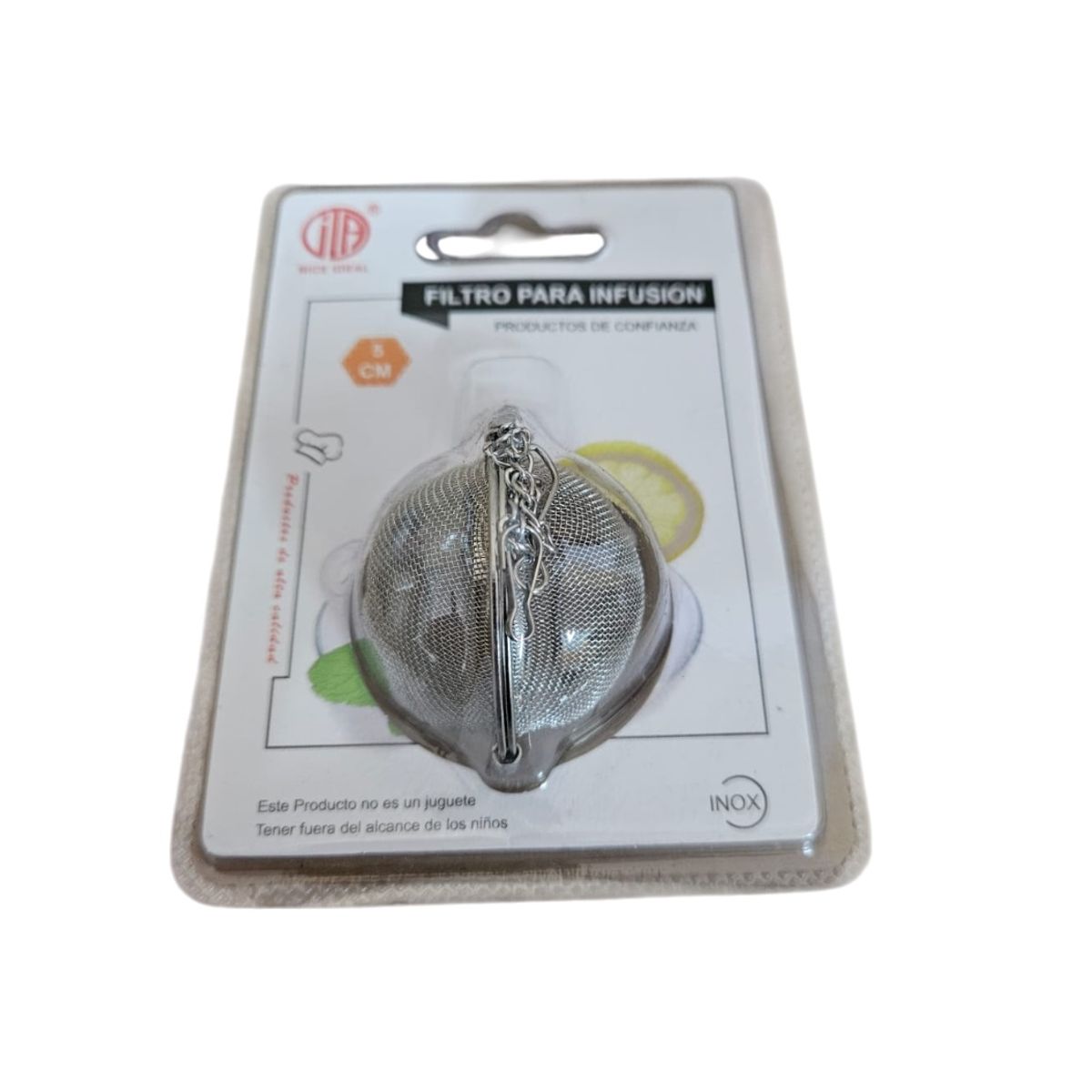 GENERICO - FILTRO INFUSOR FILTRANTE DE TÉ INFUSIONES 5 CM