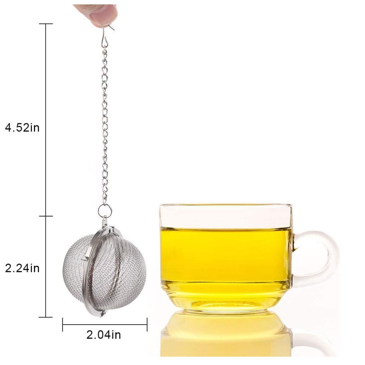 GENERICO - FILTRO INFUSOR FILTRANTE DE TÉ INFUSIONES 5 CM