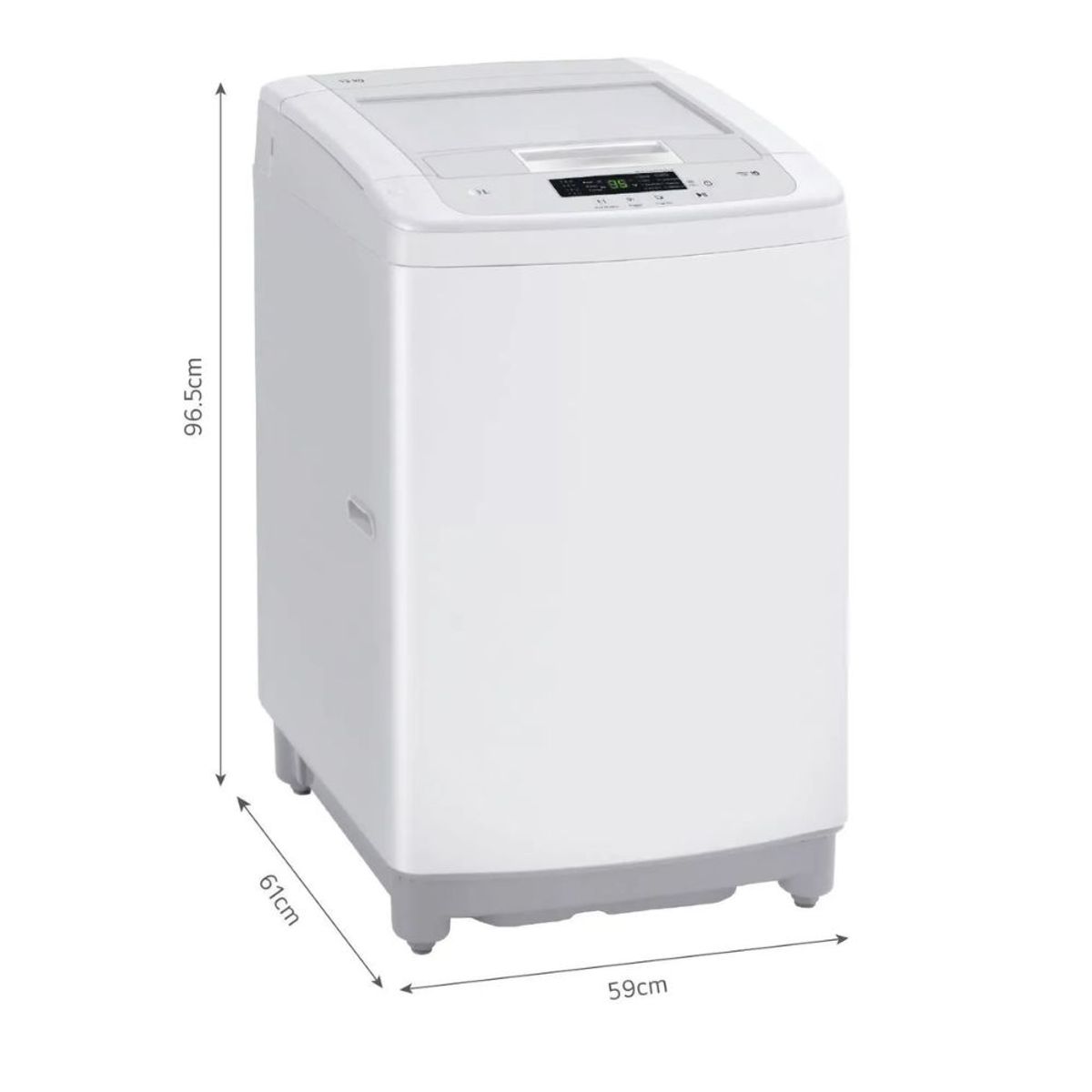 LG - Lavadora automatica LG WT13WPBK Blanca