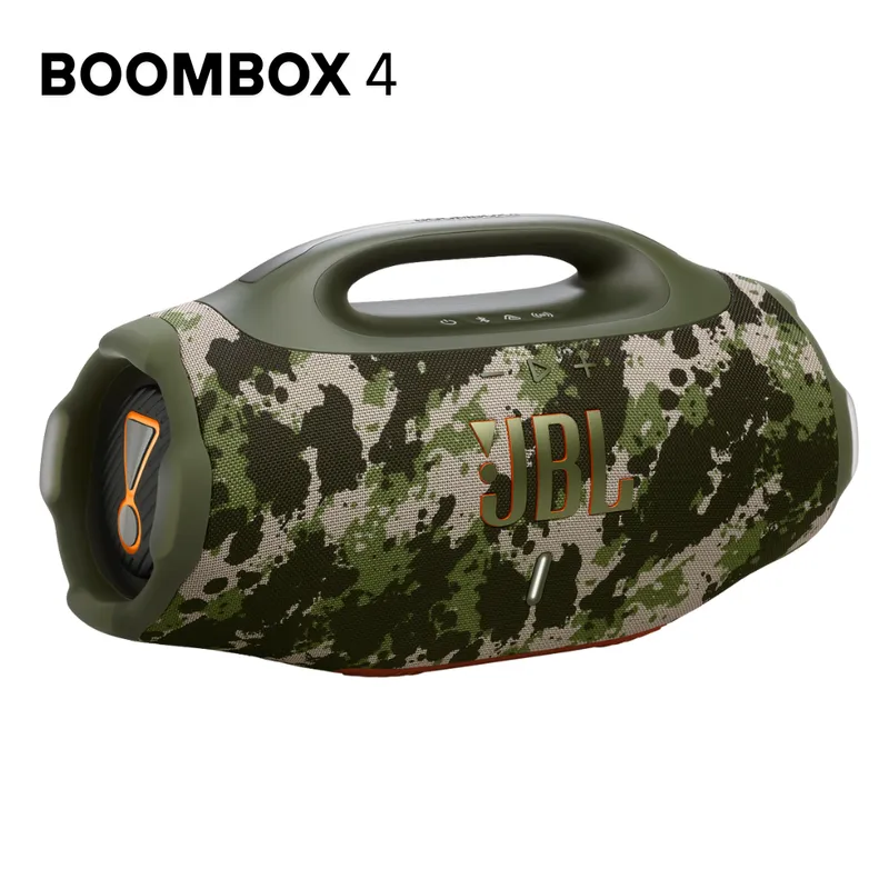 JBL - Parlante Bluetooth Jbl Boombox 4 con Auracast hasta 34 h. - Camuflado