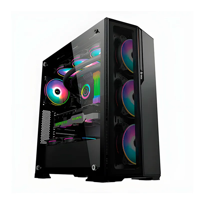 TEROS - case teros gamer te1175n mid tower usb30 audio negro pn CSATXTE1175N