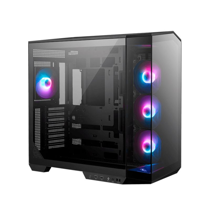 MSI - CASE MSI CONECTOR USB-C ATX ACERO PLASTICO NEGRO PN MAG-PANO-100R-PZ