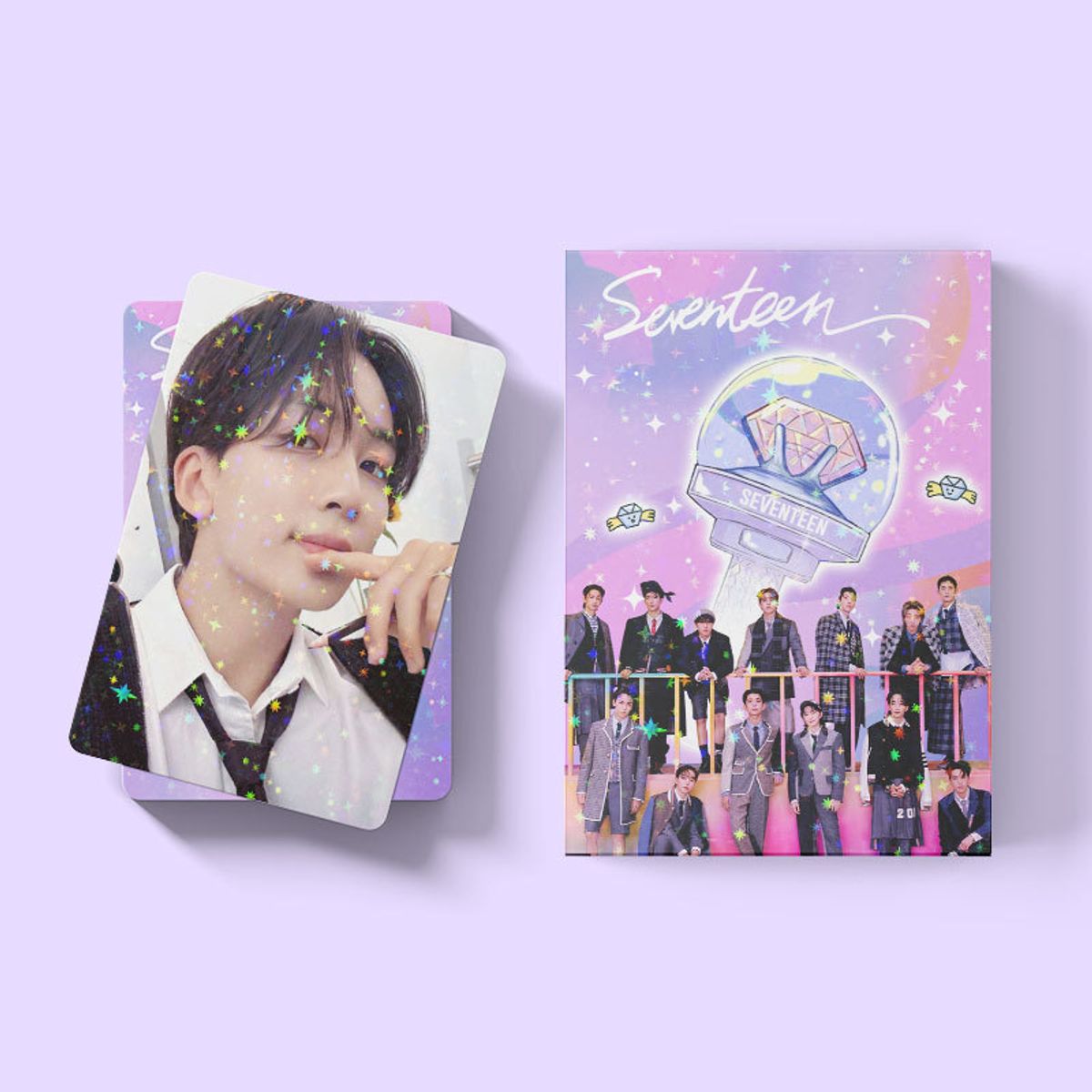 GENERICO - LOMOCARD HOLOGRAFICO ESTRELLAS SEVENTEEN