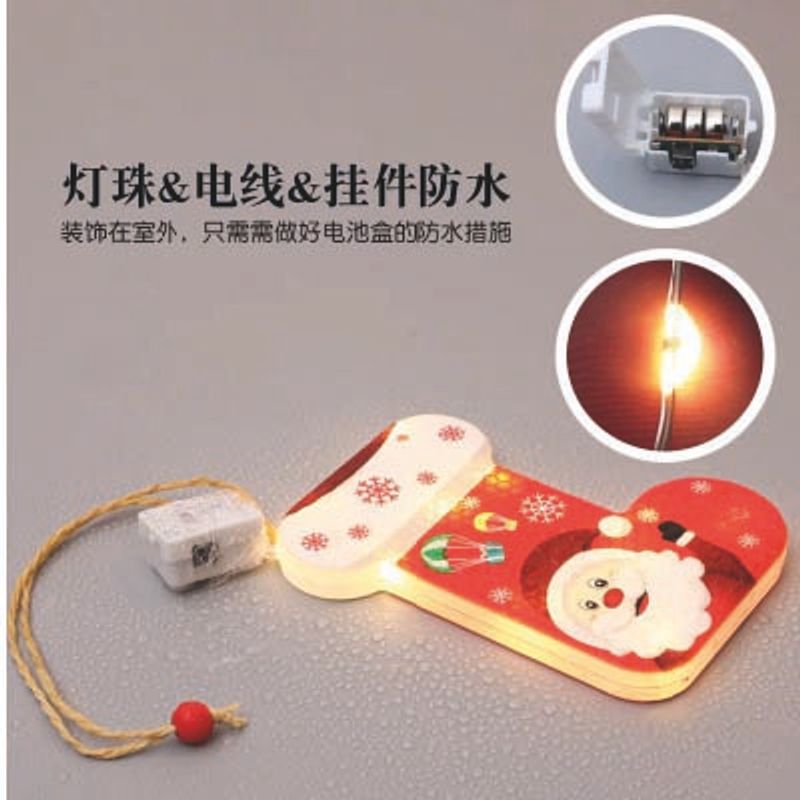 GENERICO - Colgante Navideño con Luz  Ideal para Árbol o Regalo