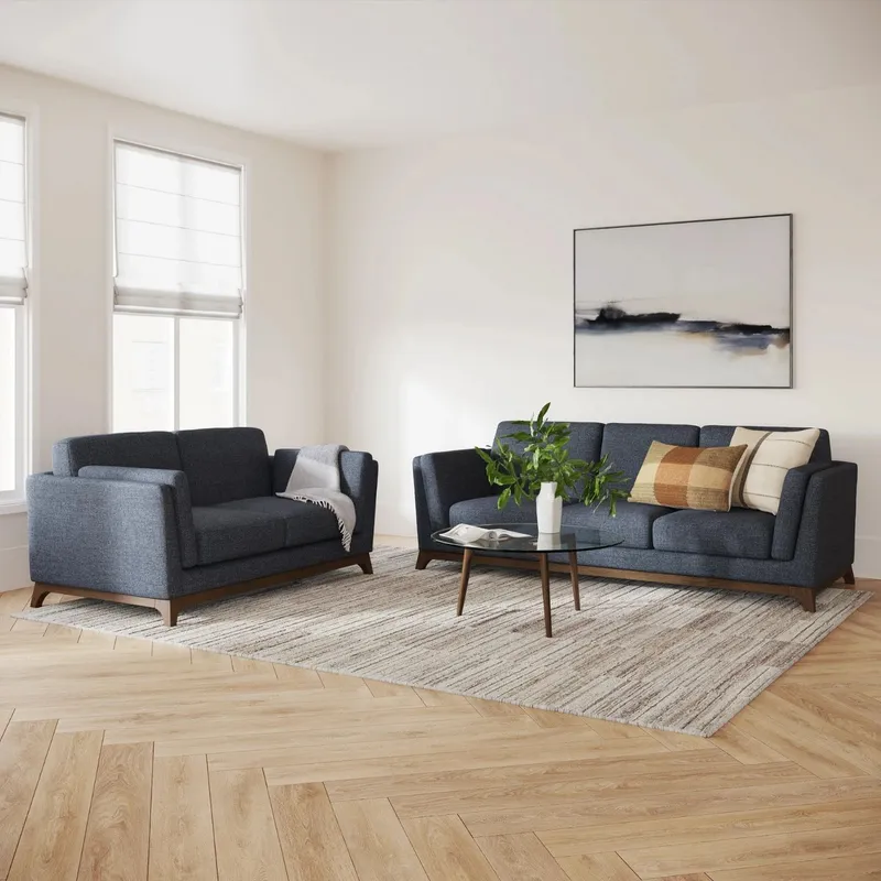 GENERICO - Juego de sala Mary 3-2 en tela antifluido antirasguño  lmueble