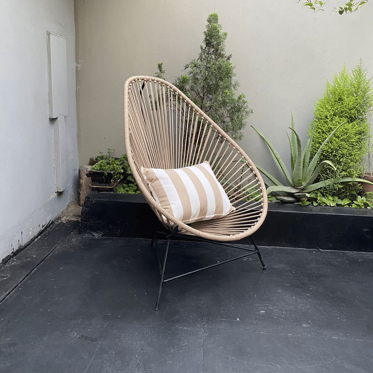 GENERICO - Silla Acapulco Grande Color Crema