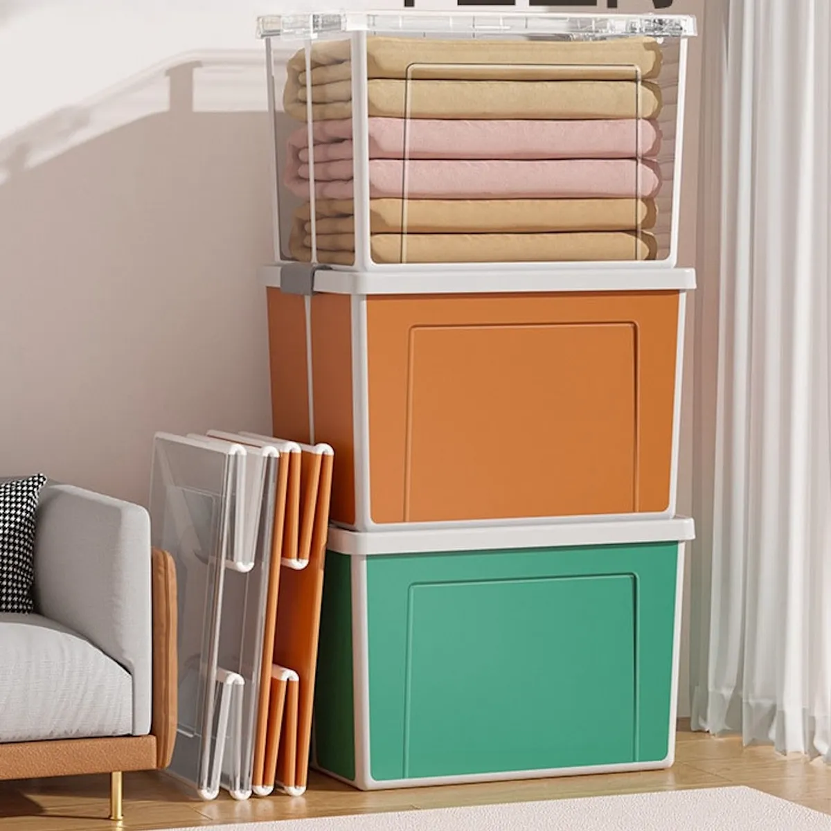 GENERICO - Caja Organizadora de Almacenamiento Plegable XL