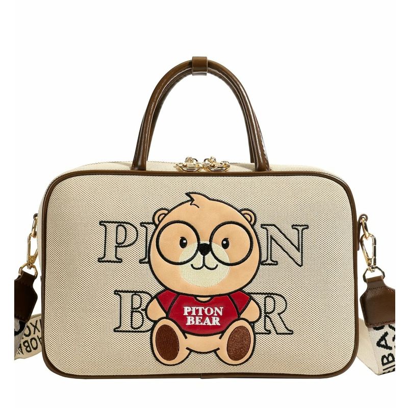 GENERICO - BOLSITO MORRAL  BEAR OSITO BEIGE
