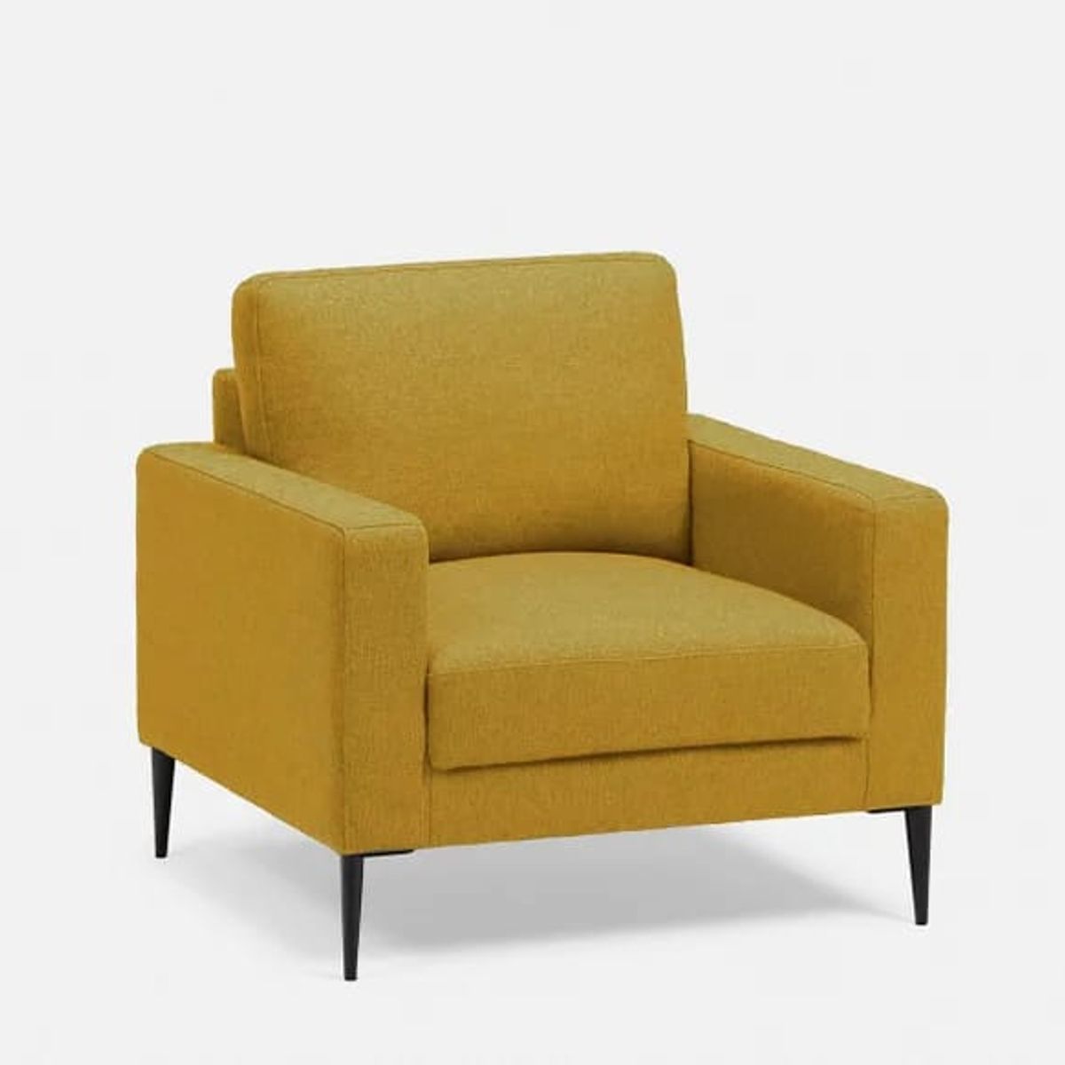 ARTSOFA - Sofá butaca ruht 1 cuerpo amarillo mostaza