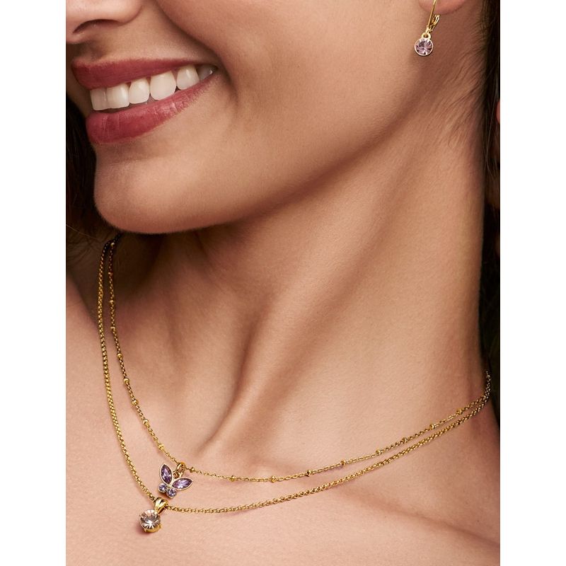 YANBAL - COLECCION ROSSINA MARIPOSA COLLAR Y ARETES YANBAL